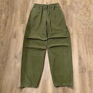 Wilfred Free‎ Arlo Olive Green Utility Pants Drawstring Casual Trousers 2XS